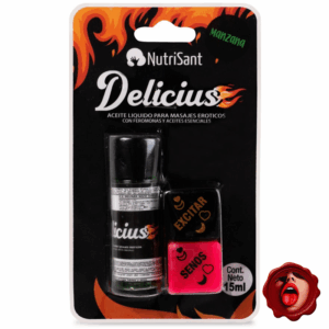 ACEITE CALIENTE PARA MASAJES 15ML DELICIUS