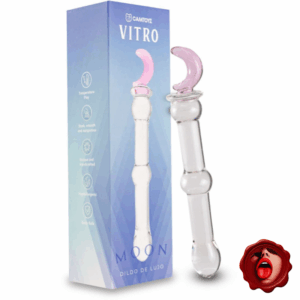 CAMTOYZ DILDO DE VIDRIO MOON 17 CM