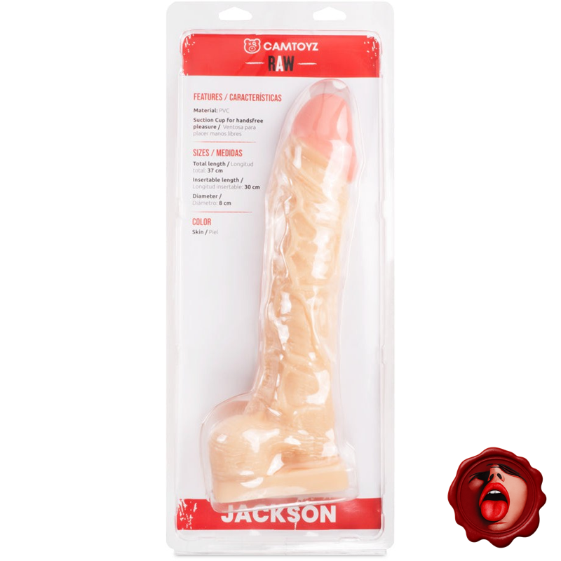 CAMTOYZ DILDO REALISTA JACKSON 37 CM