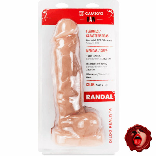 CAMTOYZ DILDO REALISTA RANDAL 28 CM