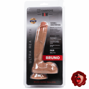 CAMTOYZ DILDO ULTRA REALISTA BRUNO 17 CM
