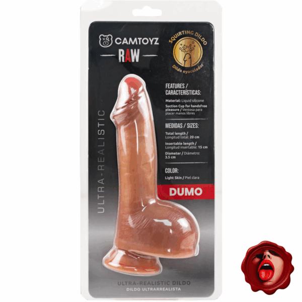 CAMTOYZ DILDO ULTRA REALISTA EYACULADOR