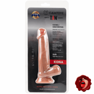 CAMTOYZ DILDO ULTRA REALISTA KONA 19 CM