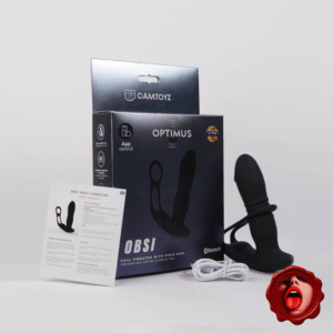 CAMTOYZ VIBRADOR ANAL CON ANILLO PARA EL