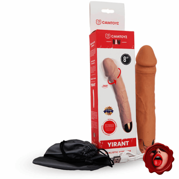 CAMTOYZ VIBRADOR REALISTA YIRANT