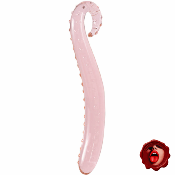 DILDO DE VIDRIO BLYSCO ROSADO 20 CM