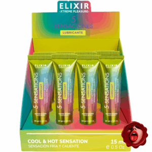 LUBRICANTE 5 SENSACIONES ELIXIR 15ML CAJA X